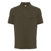 Logo Patch Polo Shirt C.p. Company , Green , Heren