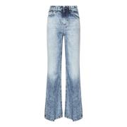 Blauwe Jeans 5 Zak Broek Dondup , Blue , Dames