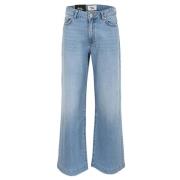 Wijde Pijp Jeans 5-Pocket Regular Fit DNM Pure , Blue , Dames