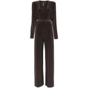 Dolman Jumpsuit Norma Kamali , Brown , Dames