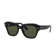 Vierkante zonnebril State Street Rb2186 Ray-Ban , Black , Unisex