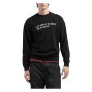 Regular Fit katoenen sweatshirt met print op de voorkant Replay , Blac...