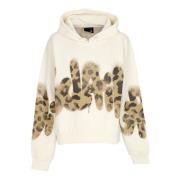 Logo Hoodie Licht Sweatshirt Vrouw Disclaimer , Beige , Dames