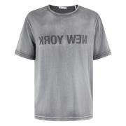 Stad Tee Helmut Lang , Gray , Heren