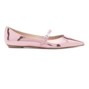 Mary Jane Platte Schoenen Stuart Weitzman , Pink , Dames