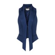 Blauw Vest Gl00251E2-Dc8 Elisabetta Franchi , Blue , Dames