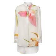 Witte Overhemd Blouse Genny , Multicolor , Dames