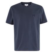 Vos Hoofd Patch T-shirt Maison Kitsuné , Blue , Heren