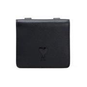 Tonal ADC Strap Cardholder Ami Paris , Black , Dames