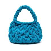 Cable Knit Tote Bag JW Anderson , Blue , Dames