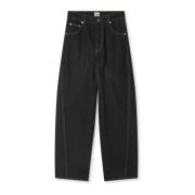 Dyed Denim Christel Zwarte Jeans Mads Nørgaard , Black , Dames