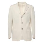 Single Breasted Jacket voor mannen Eleventy , Beige , Heren