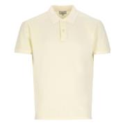 Klassiek Wit Polo Shirt Woolrich , Beige , Heren