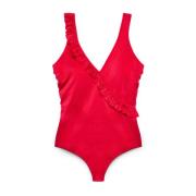 Gerimpeld Badpak Fiorella Rubino , Red , Dames