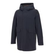 Blauwe Ei Drijvende Parka Jas RRD , Blue , Heren