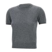 Wol Kasjmier Trui Rook Grijs Kaos , Gray , Dames