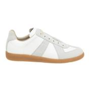 Witte leren en suède sneakers Maison Margiela , White , Heren