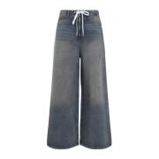 Grijs Blauwe 5-Pocket Broek MM6 Maison Margiela , Blue , Dames