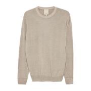 Ronde hals trui Woolrich , Beige , Heren