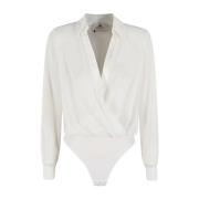 Witte Shirt voor Vrouwen Elisabetta Franchi , White , Dames