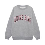 Spencer Sweatshirt in Heather Grey Anine Bing , Gray , Dames