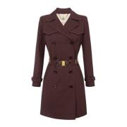 Getailleerde jas met stijl Elisabetta Franchi , Brown , Dames