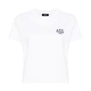 Geborduurd Rue Madame T-Shirt A.p.c. , White , Dames