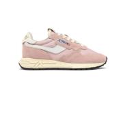 Roze en witte sneakers Autry , Pink , Dames