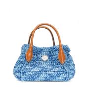 Stijlvolle Winkel Tas Ermanno Scervino , Blue , Dames