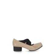 Roze Leren Balletschoenen met Hak UMA Wang , Beige , Dames