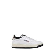 Wit/Zwart Lage Sneaker Autry , White , Dames