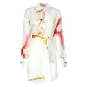 Witte Jurken Vestiti Genny , Multicolor , Dames