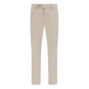 Stretch Katoen/TENCEL? Broek Boggi Milano , Beige , Heren