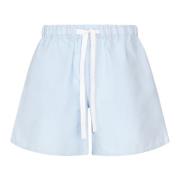 Blauwe Denim Shorts JW Anderson , Blue , Heren