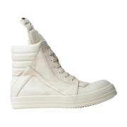 Overdreven Geobasket Sneakers Rick Owens , White , Heren