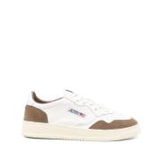 Medalist Low Leren Suède Sneakers Autry , White , Heren