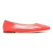 Lakleren Ballerina Schoenen AGL , Orange , Dames