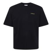 Pijl Skate T-shirt Off White , Black , Heren