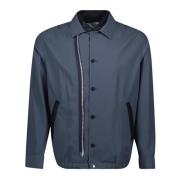 Blauw-Grijze Bomberjack Lente-Zomer 2025 Sacai , Blue , Heren