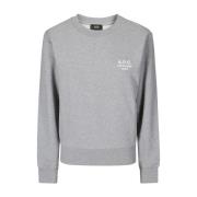 Geborduurde Rue Madame Sweatshirt A.p.c. , Gray , Dames