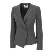 Grijze blazer met Lurex-draden Kaos , Gray , Dames