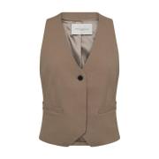 Op Maat Gemaakt Vest Muse Stijl Copenhagen Muse , Brown , Dames