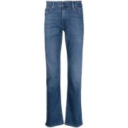 Slim Fit Jeans - Donkerblauw 7 For All Mankind , Blue , Heren