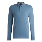 Tonal Logo Polo Shirt Boss Orange , Blue , Heren