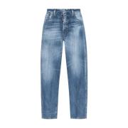 Blauwe Casual Broek Dsquared2 , Blue , Dames