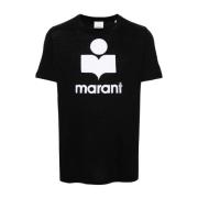 Zwarte T-shirts & Polos Aw24 Isabel Marant , Black , Heren