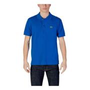 Polo Shirt Korte Mouw Collectie Lacoste , Blue , Heren