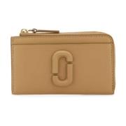 Stijlvolle Kameel Leren Kaarthouder Marc Jacobs , Brown , Dames