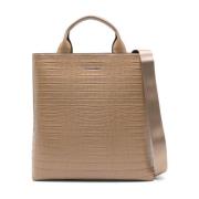 Hudson City Tote Tas Michael Kors , Brown , Heren