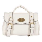 Alexa Heavy Grain Crossbody Tas Mulberry , White , Dames